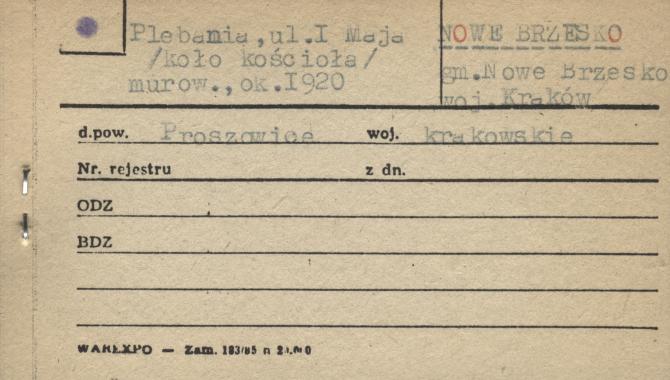 plebania (koło kościoła), skan 1