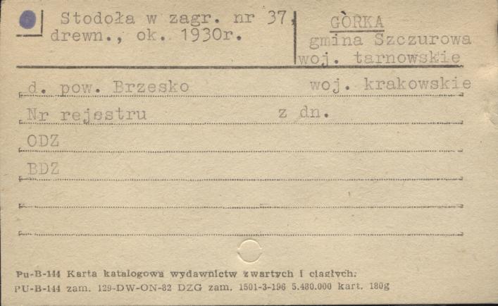stodoła w zagrodzie, skan 1