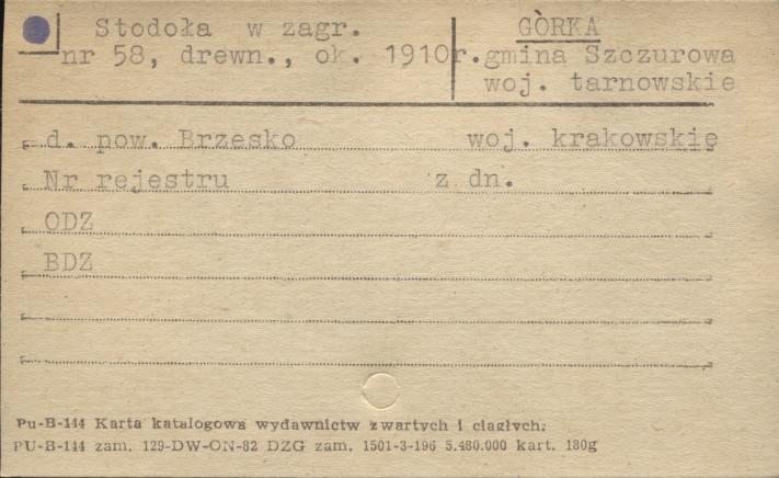 stodoła w zagrodzie, skan 1