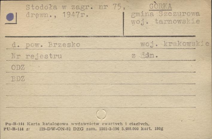 stodoła w zagrodzie, skan 1