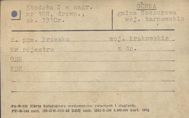 stodoła I w zagrodzie, skan 1