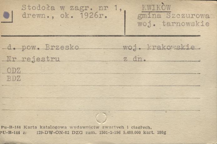 stodoła w zagrodzie, skan 1