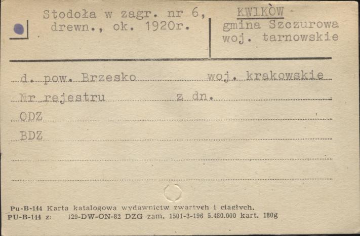stodoła w zagrodzie, skan 1
