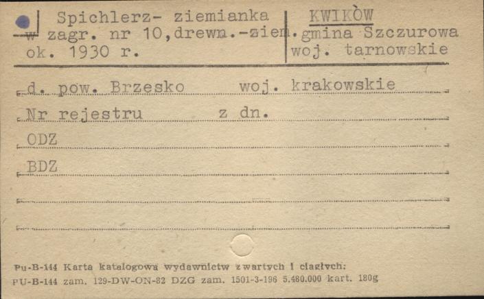 spichlerz - ziemianka w zagrodzie, skan 1