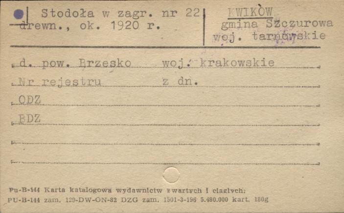 stodoła w zagrodzie, skan 1
