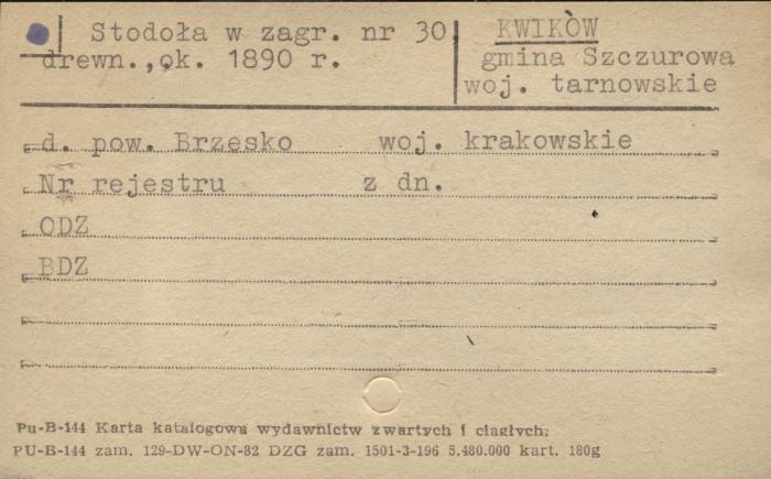 stodoła w zagrodzie, skan 1