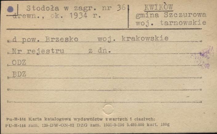 stodoła w zagrodzie, skan 1