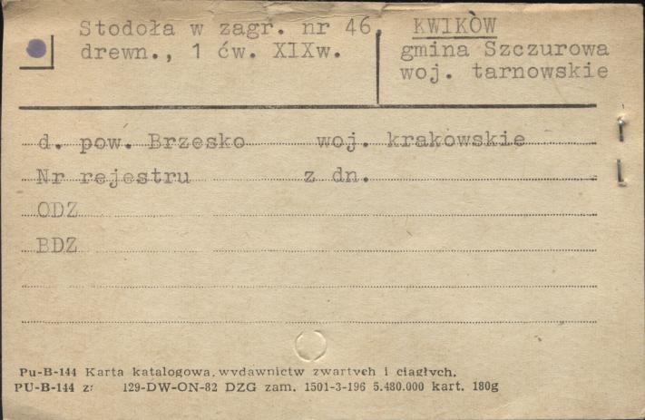 stodoła w zagrodzie, skan 1