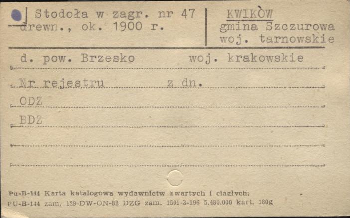 stodoła w zagrodzie, skan 1