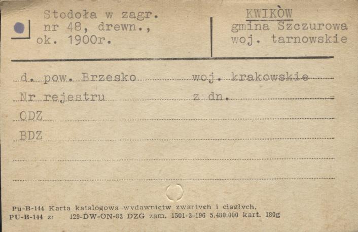 stodoła w zagrodzie, skan 1