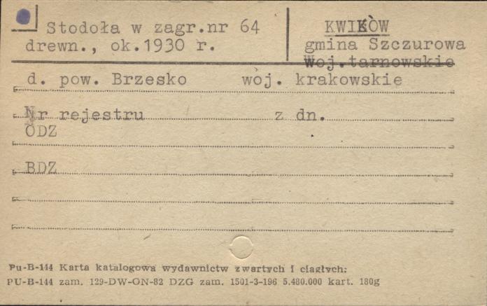stodoła w zagrodzie, skan 1