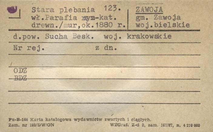 stara plebania, skan 1