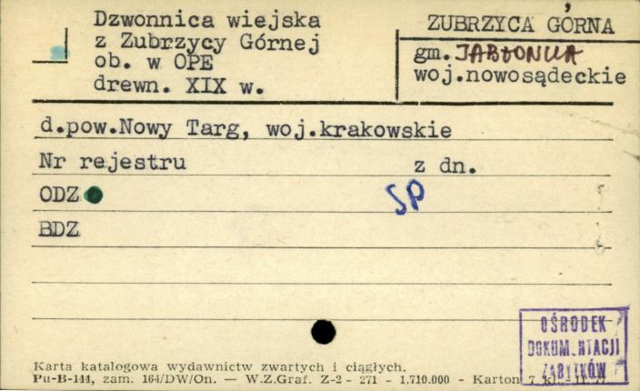 dzwonnica wiejska, skan 1