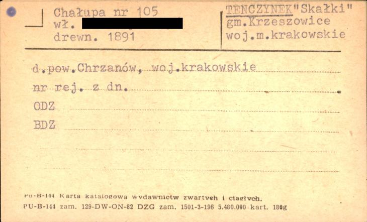 chałupa, skan 1