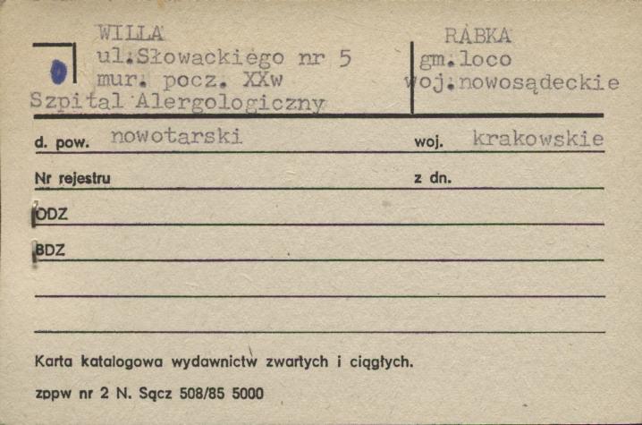 willa, szpital alergologiczny, skan 1