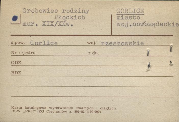 grobowiec rodziny Płockich, skan 1
