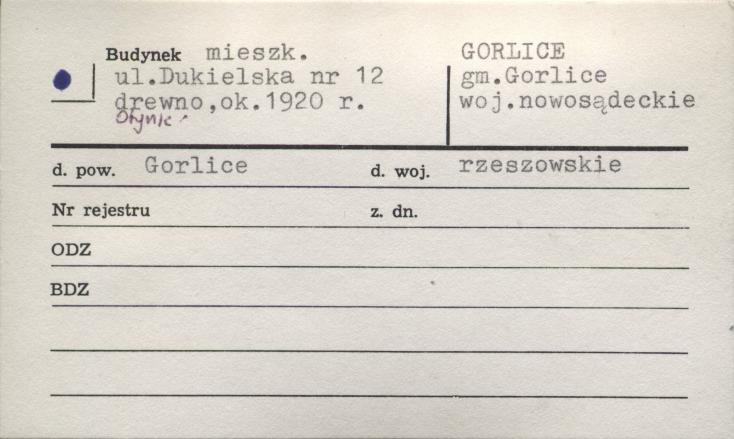 budynek mieszkalny, skan 1