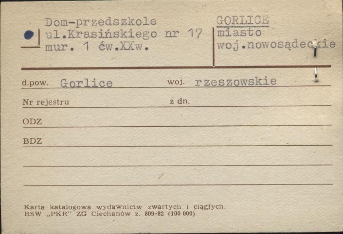 dom - przedszkole, skan 1