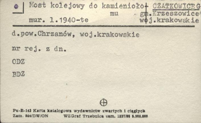 most kolejowy do kamieniołomu, skan 1