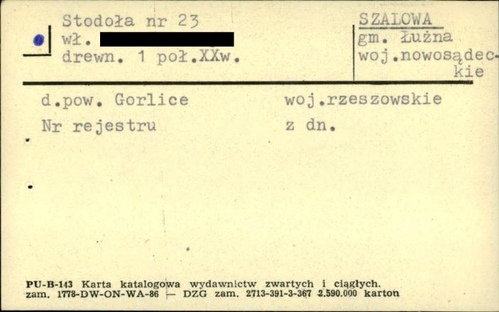stodoła, skan 1
