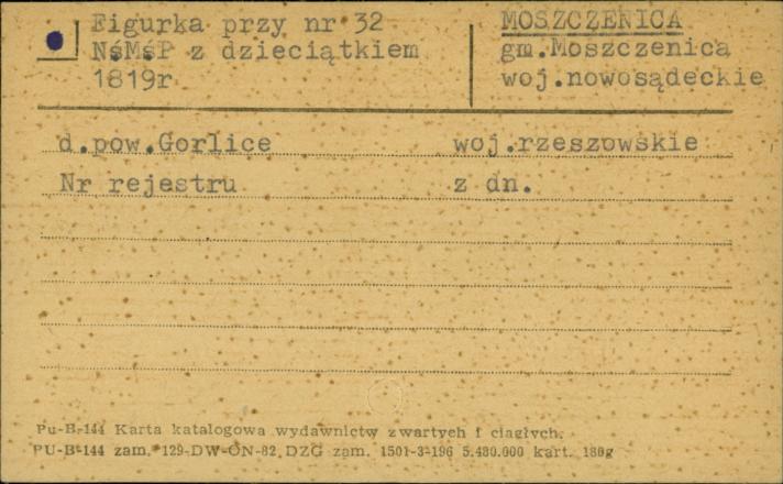 figurka N.M.P. z dzieciątkiem, skan 1
