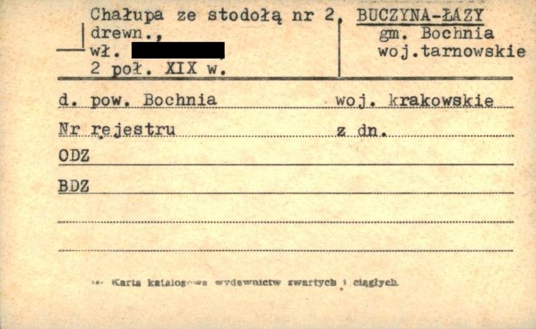 chałupa ze stodołą, skan 1