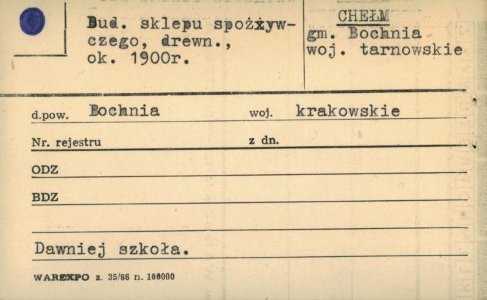 bud. sklepu spożywczego, skan 1