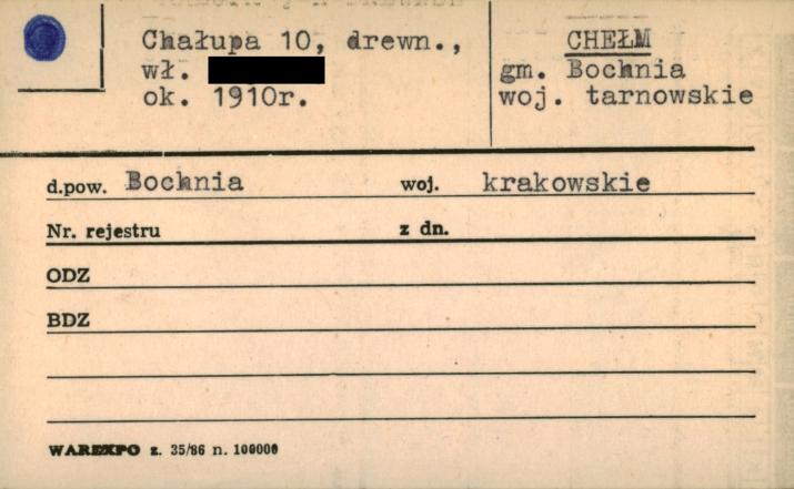 chałupa, skan 1