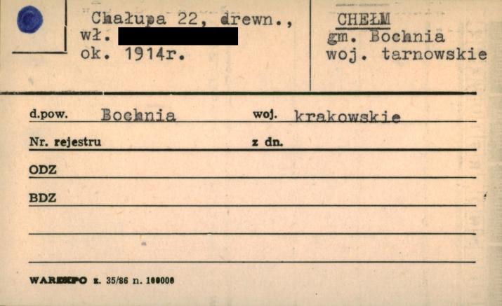 chałupa, skan 1