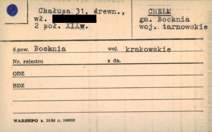 chałupa, skan 3
