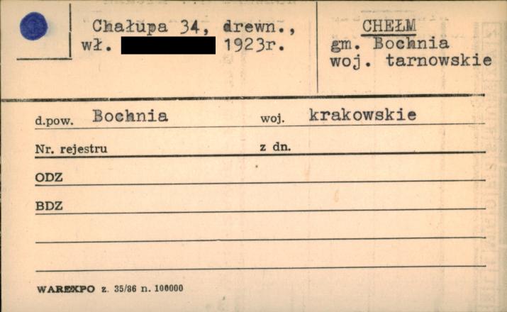 chałupa, skan 1