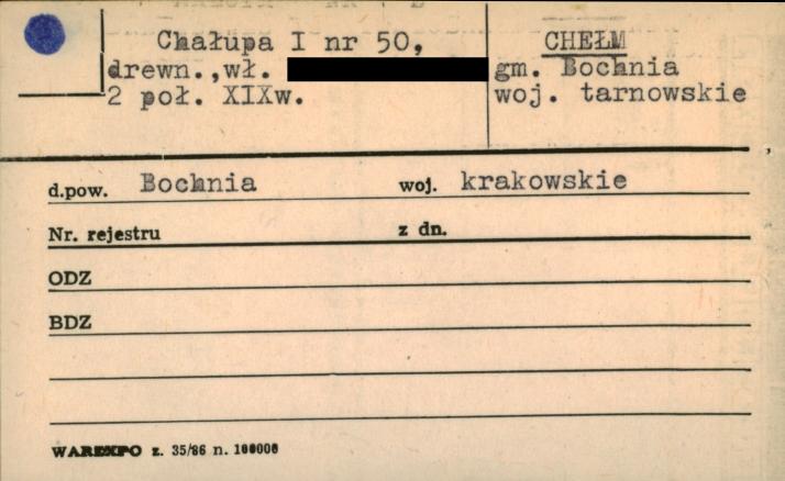 chałupa I, skan 1