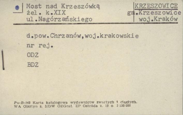 most nad Krzeszówką, skan 1