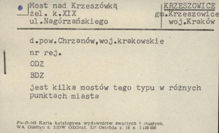 most nad Krzeszówką, skan 1