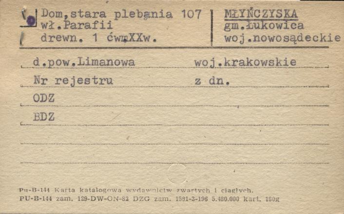 dom, stara plebania, skan 1