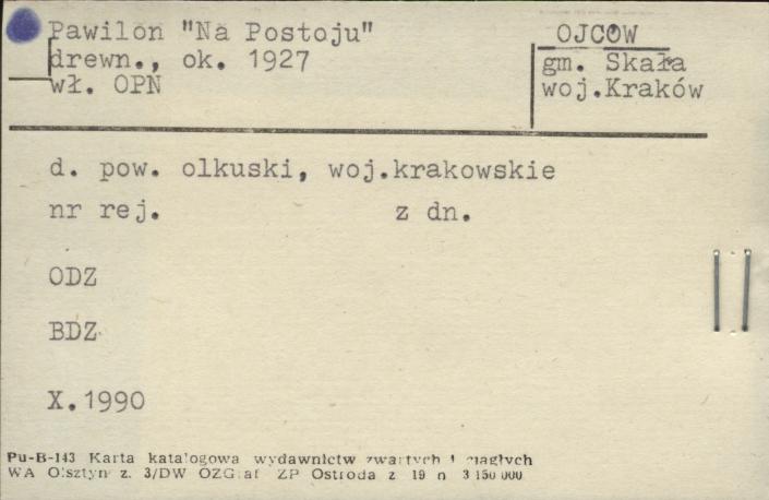 pawilon Na Postoju, skan 1