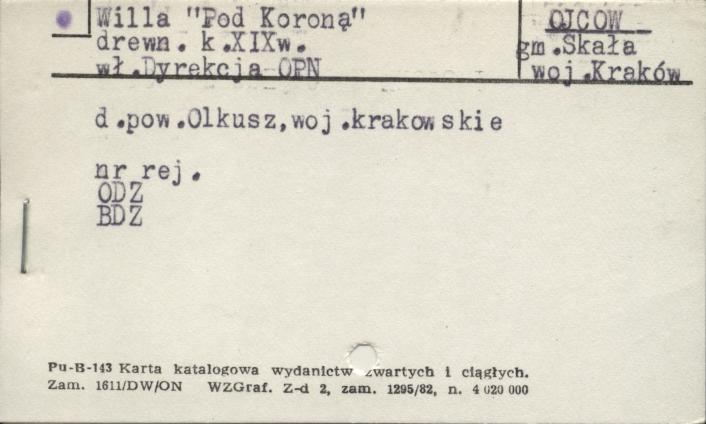 willa Pod Koroną, skan 1