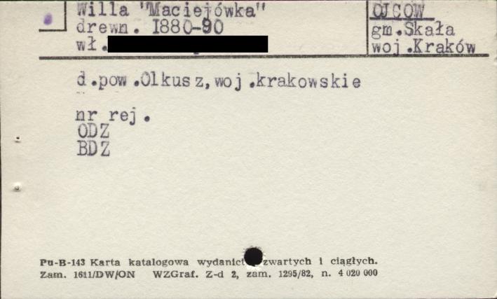 willa Maciejówka, skan 1