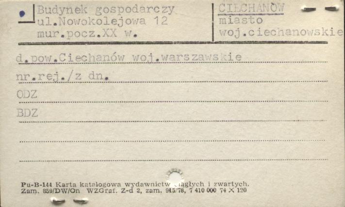 budynek gospodarczy, skan 1