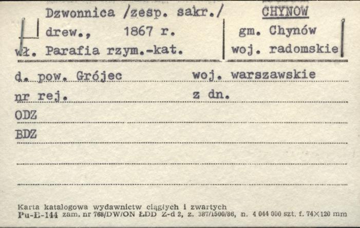 dzwonnica (zesp. sakr.), skan 1
