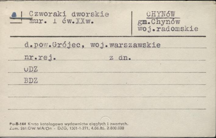 czworaki dworskie, skan 1