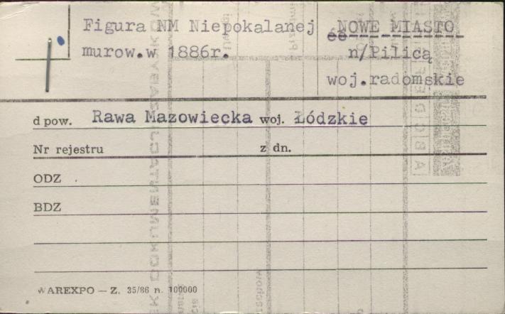 figura NM Niepokalanej, skan 1