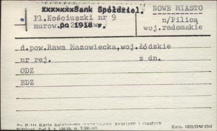 Bank Spółdzielczy, skan 1