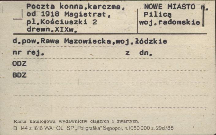 poczta konna, karczma, magistrat, skan 1