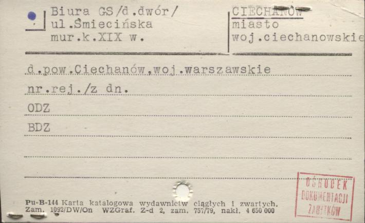 dwór, ob. biura GS, skan 1