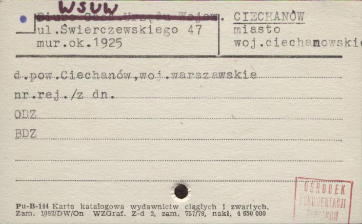 WSUW, skan 1