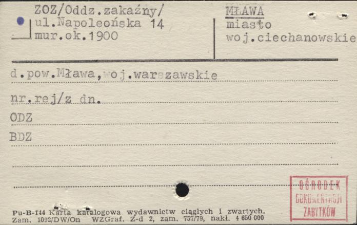 zakład opieki zdrowotnej - oddział zakaźny, skan 1