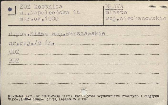 zakład opieki zdrowotnej - kostnica, skan 1