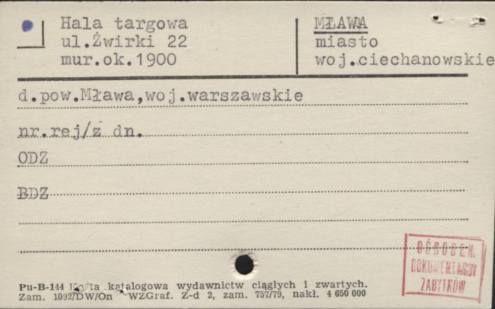 hala targowa, skan 1