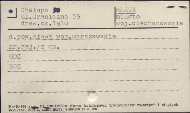 chałupa, skan 1